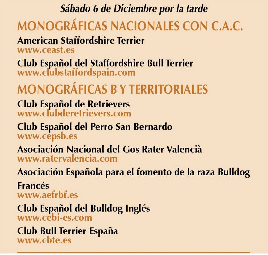 Eventos que tendrán lugar en el marco de nuestras exposiciones nacional e internacional los días 6 y 7 de Diciembre 2014