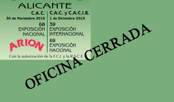 Nuestras oficinas permanecerán cerradas los días 29 de noviembre y 2 de diciembre. Disculpen las molestias.