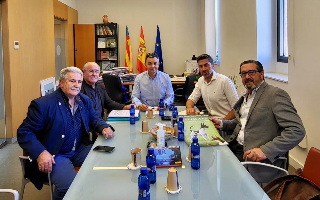 Reunión con la Dirección general de ganadería.